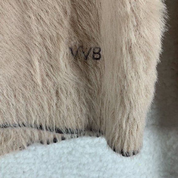 Victoria Beckham VVB Cardigan Sweater Women's‎ Pink Black Trim Designer 7280 - Picture 4 of 8